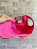 Inside of unstructured petite baseball hat