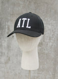 Black petite structured baseball hat